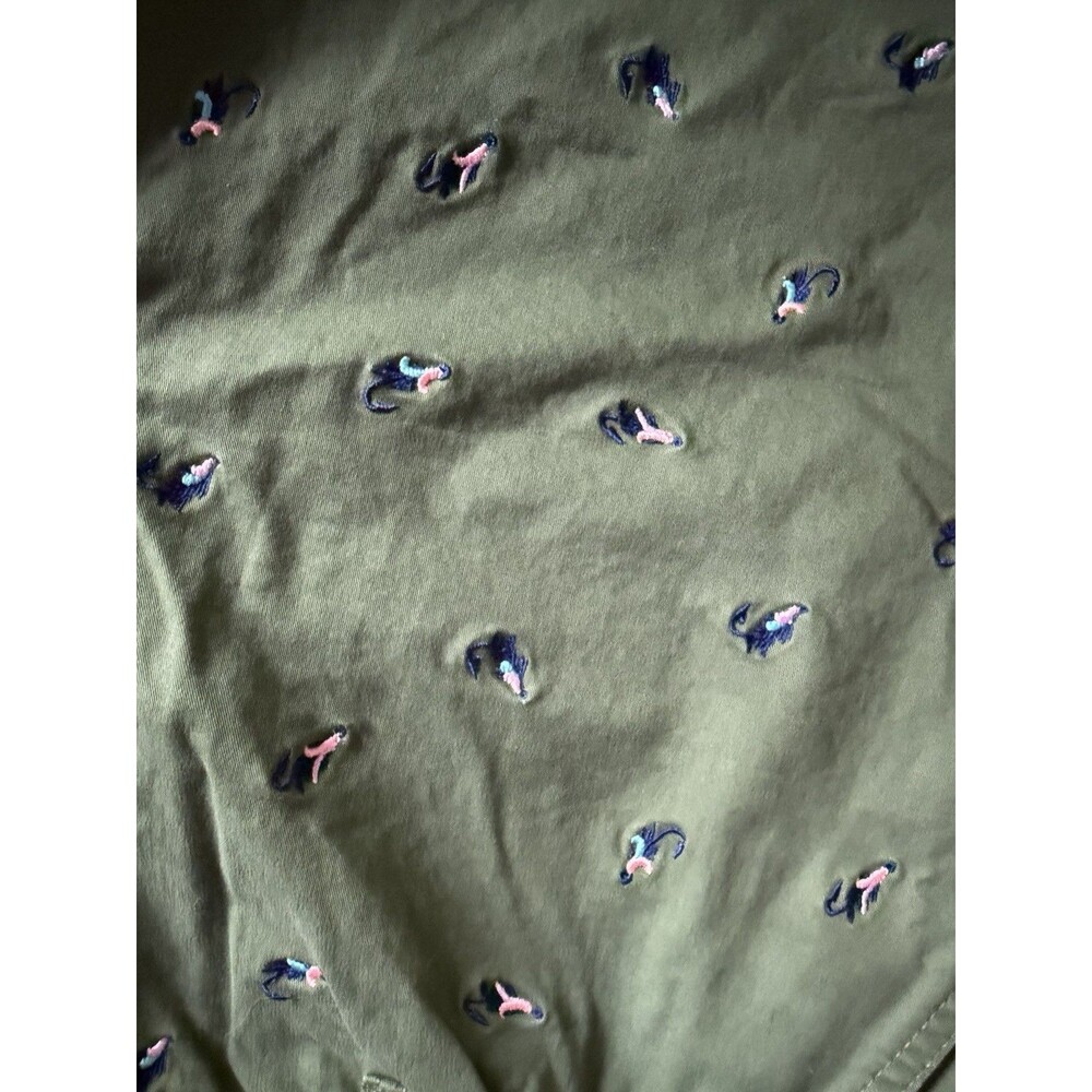 Chubbies Classic 5.5" Inseam Men's Med All Over Fishing Lure Print Green Elastic - Picture 2 of 6
